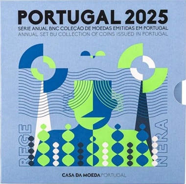 Série euros Portugal 2025 de 8 pièces FDC
