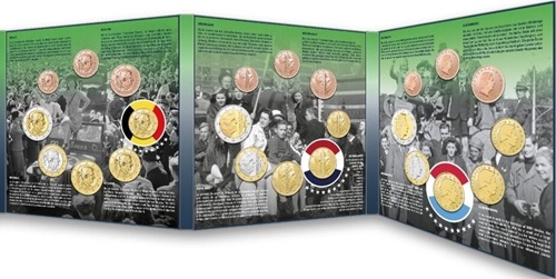 BENELUX SET 2025 plus u,e médaille commémotative