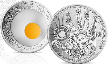 pièce 50 euros argent 2019 guy savoie