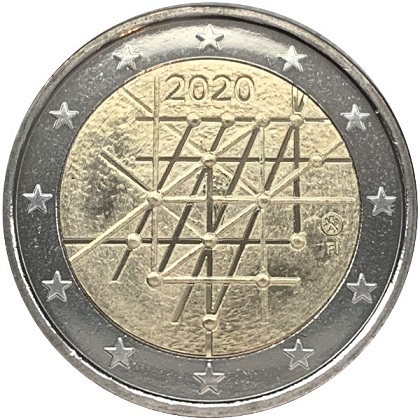 2 € euro commémorative 2020 Finlande pour le Centenaire de l'Université de Turku