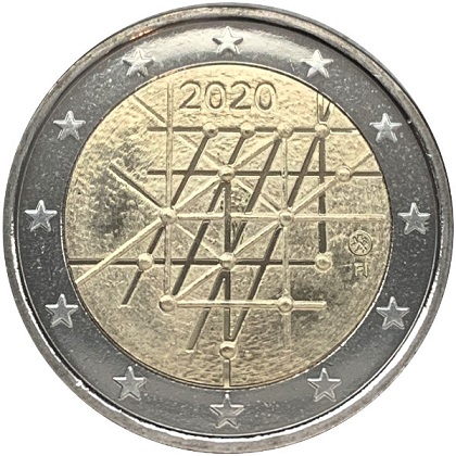 2 € euro commémorative 2020 Finlande pour le Centenaire de l'Université de Turku