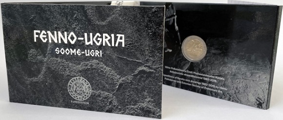 2 € euro commémorative 2021 Estonie dédiée aux peuples peuples finno-ougriens