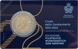 Coincard 2€ UNC Saint-Marin 2022