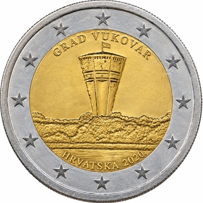 2 euro commémorative Croatie 2026 dédiée à la ville de Vukovar