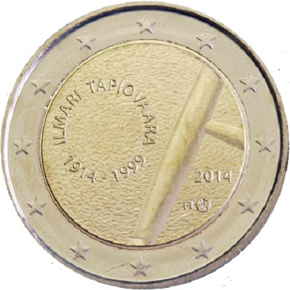 2 euro 2014 commémorative Finlande 100ème anniversaire de la naissance d'Ilmari Tapiovaara