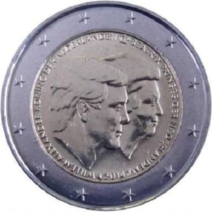 2 euro 2014 commémorative des Pays-BAS les adieux officiels à l’ancienne reine Beatrix