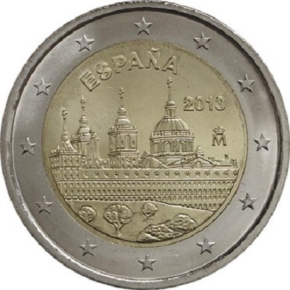 2 euro 2013 commémorative Espagne monastère de San Lorenzo de El Escorial