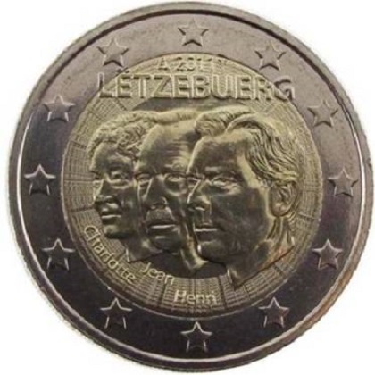 2 euro 2011 commémorative Luxembourg Jean 50ème anniversaire de sa désignation