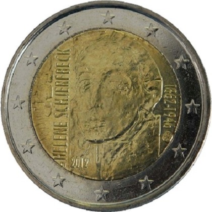 2 euro 2012 commémorative Finlande 150ème anniversaire de la naissance de l’artiste Helene Schjerfbeck