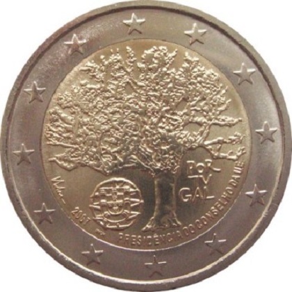 2 euro 2007 commémorative Portugal présidence portugaise de l’Union européenne