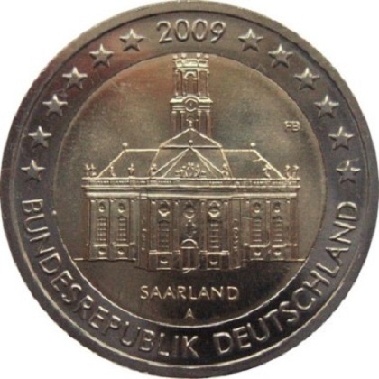 2 euro 2009 commémorative Allemagne Saarland