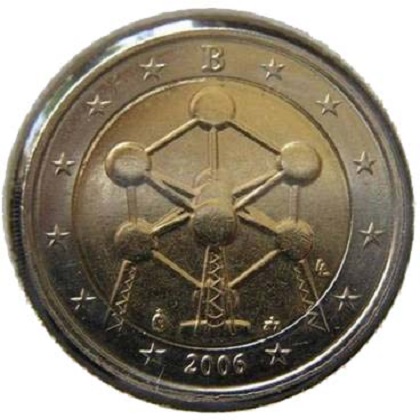 2 euro 2006 commémorative Belgique Atomium
