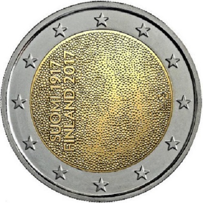 2 euros commémorative 2017 Finlande 100ème anniversaire de son indépendance Suomi