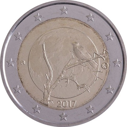 2 euros commémorative 2017 Finlande la nature finlandaise