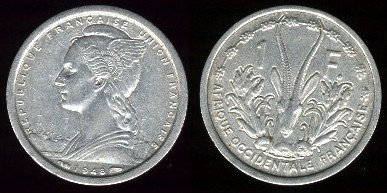 1 franc 1948 afrique occidentale française