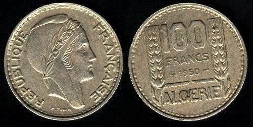 100 francs 1950 Algérie