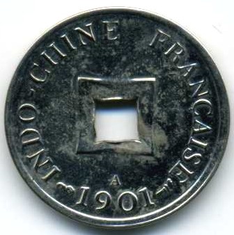 1 sapeque 1901 indo-chine française