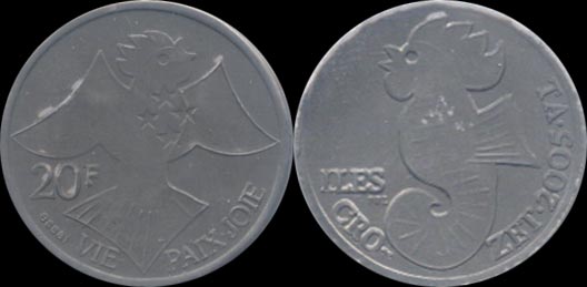 20 francs 2005 îles Crozet