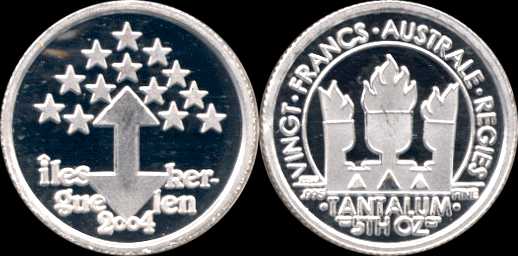 Kerguelen 20 francs 2004