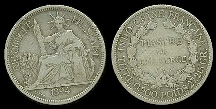 1 piastre 1894 Indo-Chine française