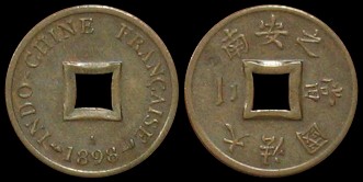 1 sapeque 1887 1902 indo-chine française