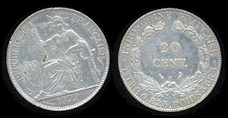 20 centimes 1899 Indo-Chine française
