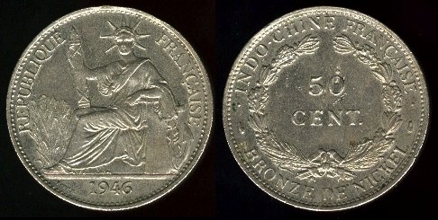 50 centimes 1946 Indo-Chine française