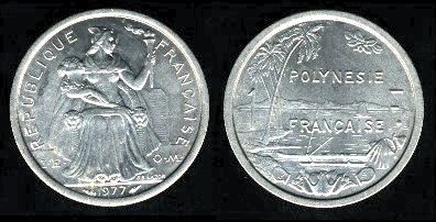 1 franc 1975 polynésie française