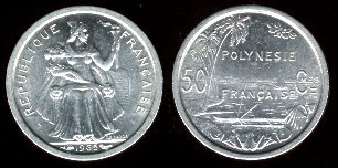 50 centimes Polynésie française