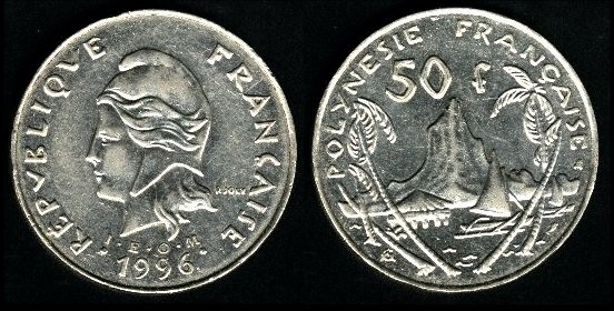 50 francs 1996 Polynésie française