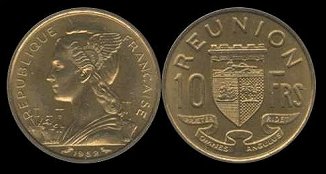 10 francs Réunion