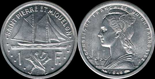 1 franc 1948 Saint Pierre et Miquelon