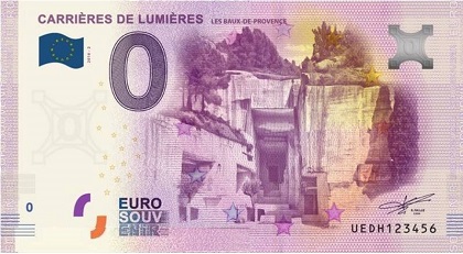 billet 0 euro carrières de lumières Les baux de Provence