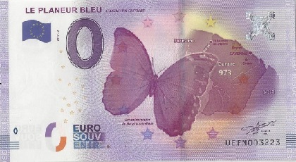 billet 0 euro souvenir le planeur bleu