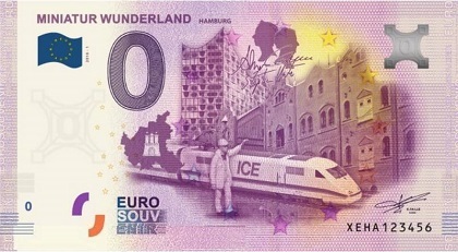 billet 0 euro souvenir miniatur wunderland hamburg