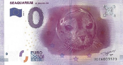 billet 0 euro souvenir Seaquarium