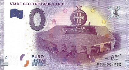 billet 0 euro souvenir stade Geoffroy Guichard
