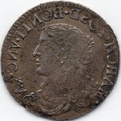Monnaie de Dombes - 1/12 écu argent 1669 - Marie Louise d'Orléans