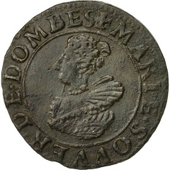 Monnaie de la principauté des Dombes - double tournoi 1627