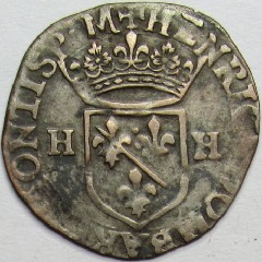 Monnaie de Dombes - Douzain - 1598 - Henri II Montpensier
