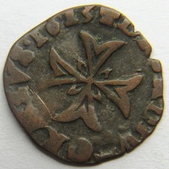 Monnaie - Dombes - Liard au M 1613 - Marie de Montpensier 