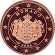 nouvelle piece de 2 cent, 2 centime d'euro monaco albert II