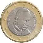 1 euro Vatican Pape François