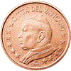 1 cent  Vatican Jean Paul II