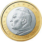 1 euro Vatican Jean Paul II