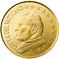 10 cent Vatican Jean Paul II