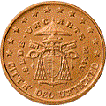 5 cent Vatican sede-vacante