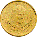50 cent Vatican Benoit XVI