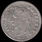 20 centimes 1866 BB napoleon III empereur