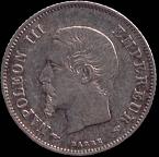 20 centimes Napoléon III 1860